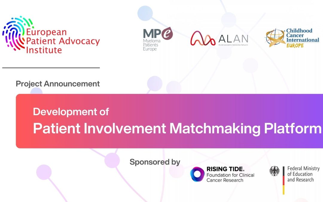 Patient-Led Project to Develop Matchmaking Platform to Strengthen Effective Patient Involvement in Research